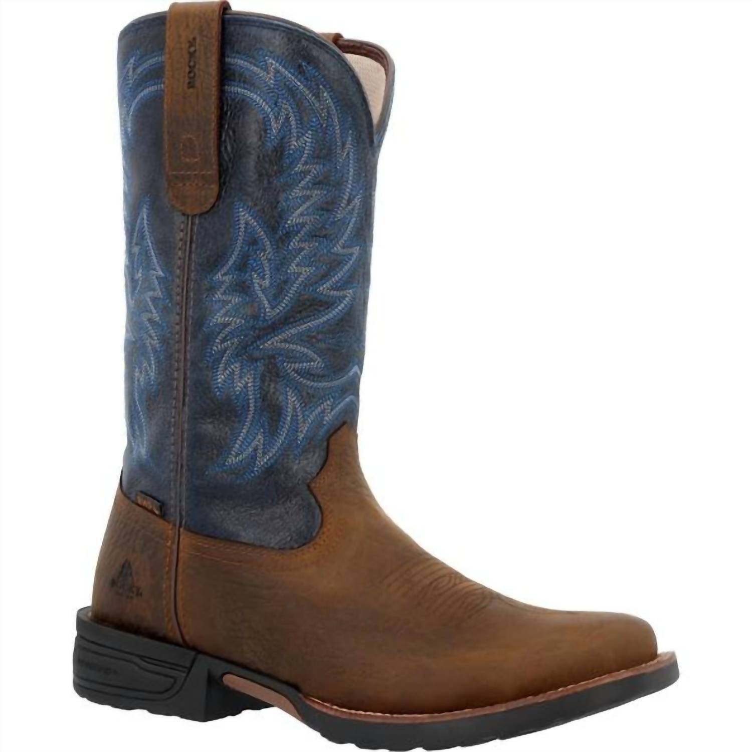New Rocky Men's Bronco 12” Waterproof Western Boot In Brown